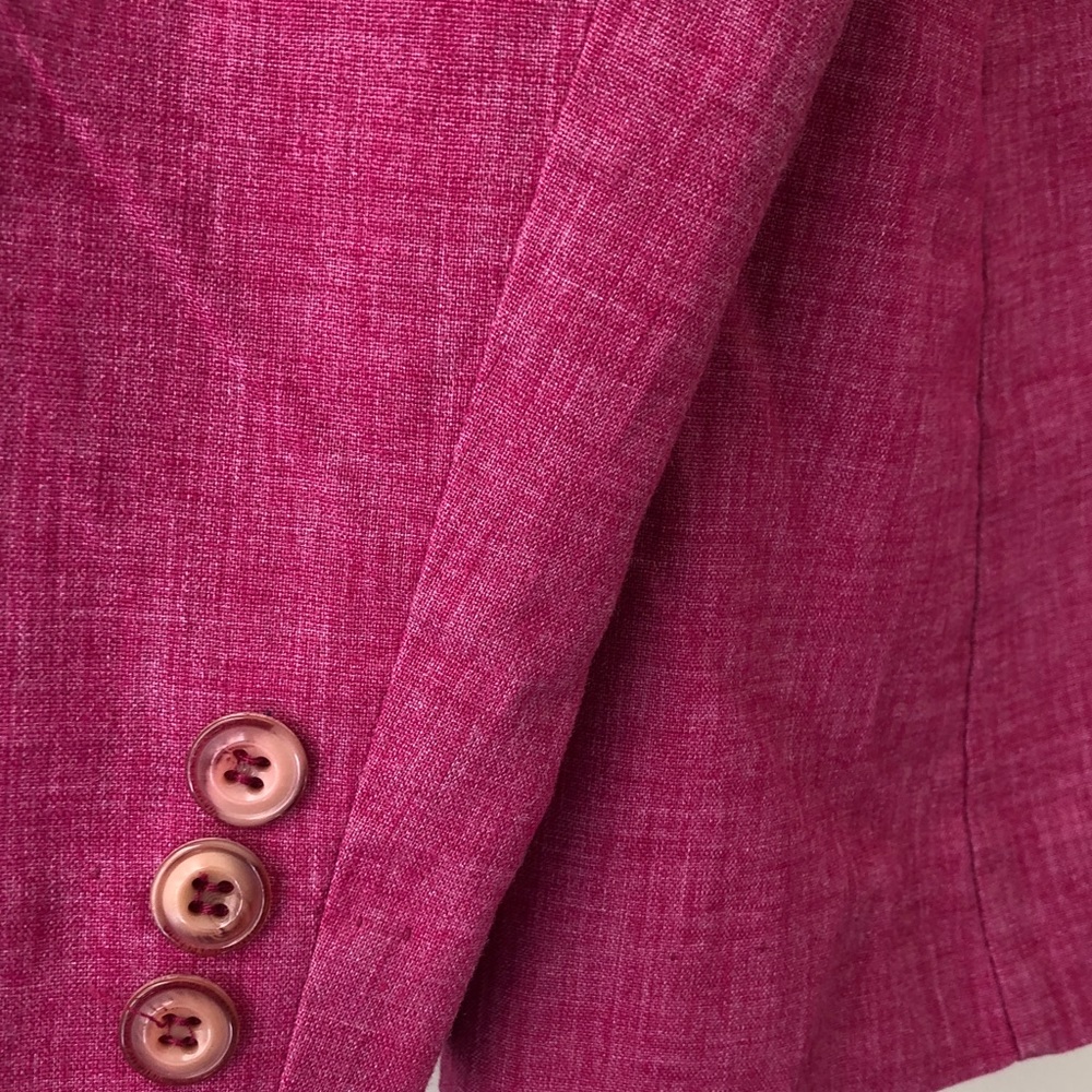 Vintage Women's Fuchsia Blazer Jacket - Picture 8 of 8